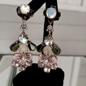 Vintage Drop Flower Earrings